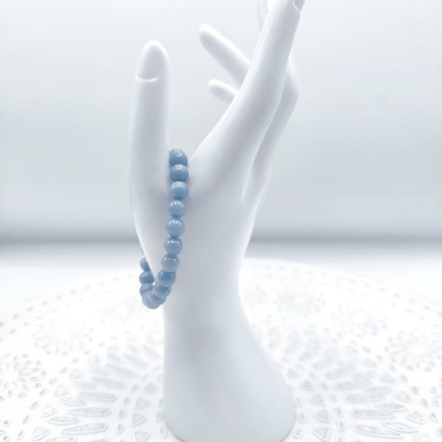 Bracciale in Angelite 4 millimetri