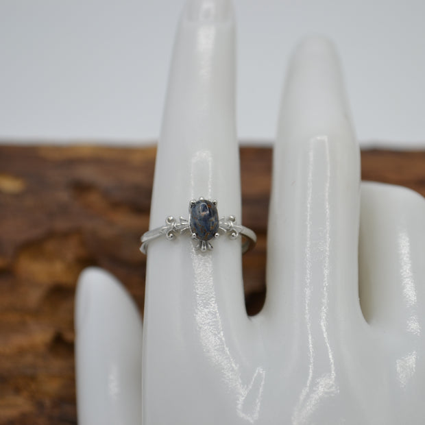 Anello con Pietersite petite