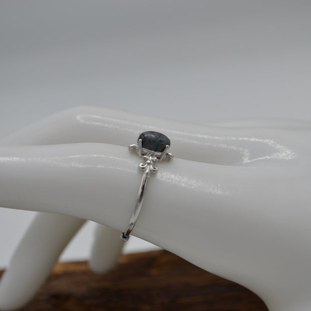 Anello con Pietersite petite