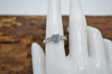 Anello con cuore Tanzanite