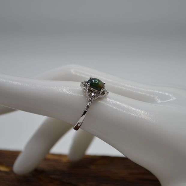 Anello con Opale nero