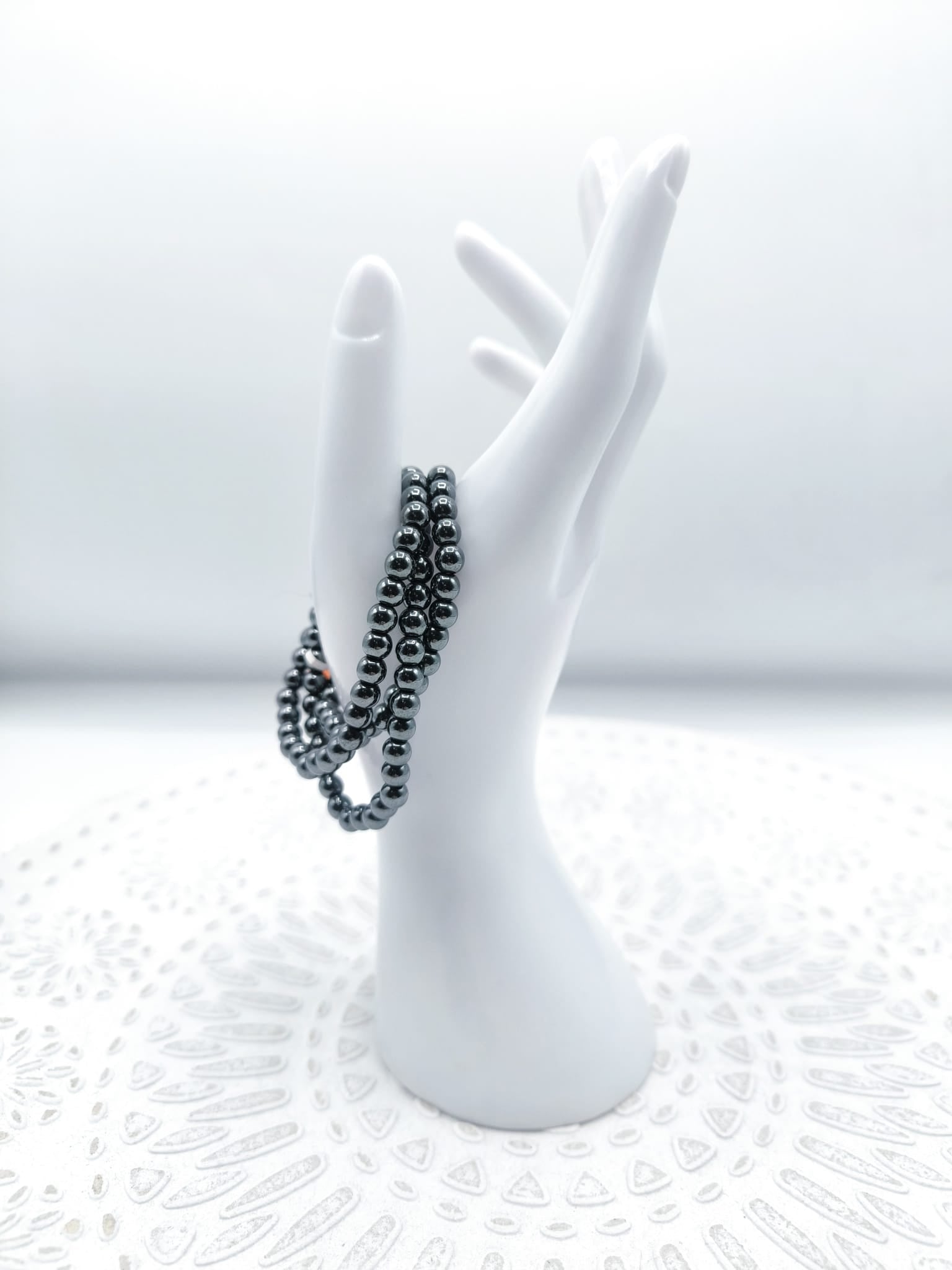 Bracciale in Ematite 4 millimetri