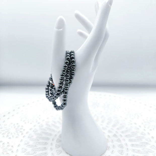Bracciale in Ematite 4 millimetri