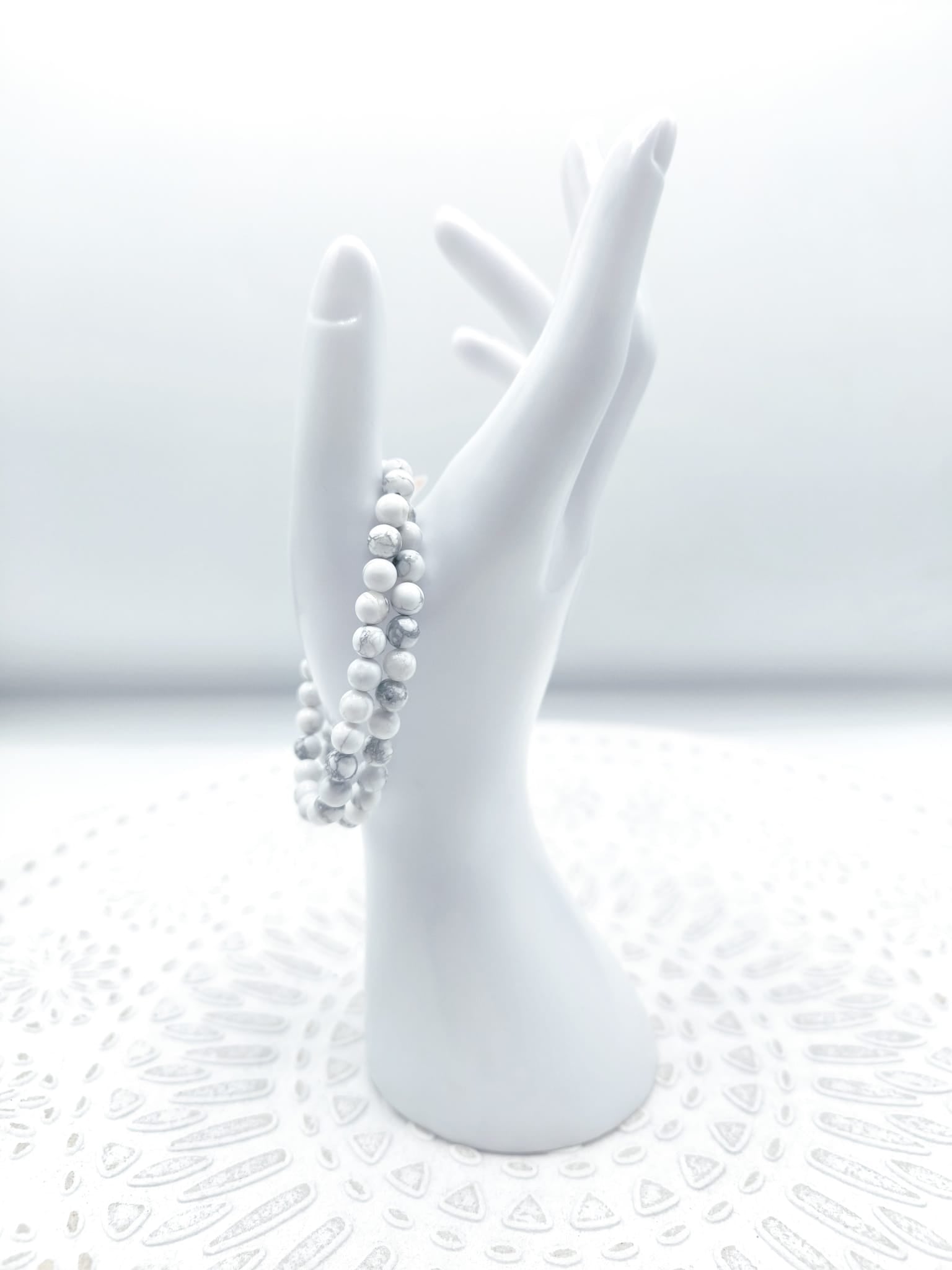 Howlite Bracelet 4 mm
