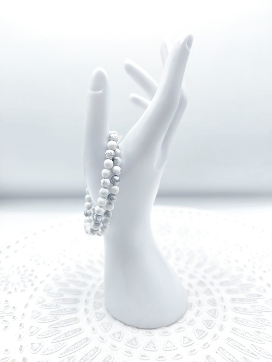 Howlite Bracelet 4 mm
