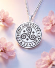 Collana Cerchio Runico del Triskell