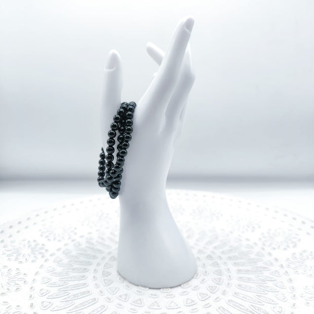 Bracciale in Onice 4 millimetri