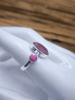 Anello Doppio Circle in Radice di rubino