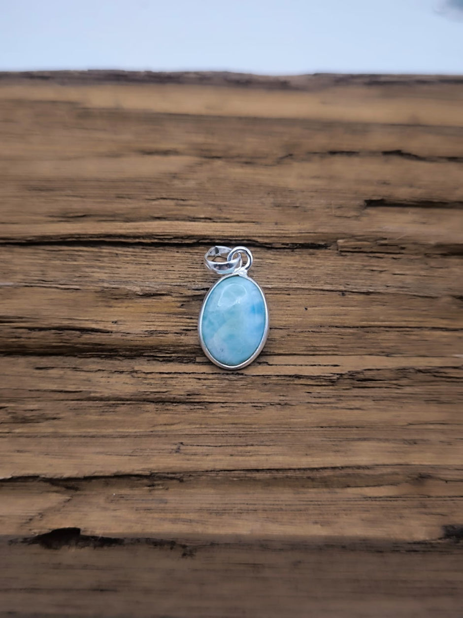 Ciondolo in Larimar Ovale