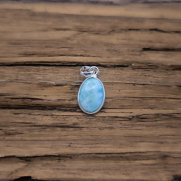 Ciondolo in Larimar Ovale