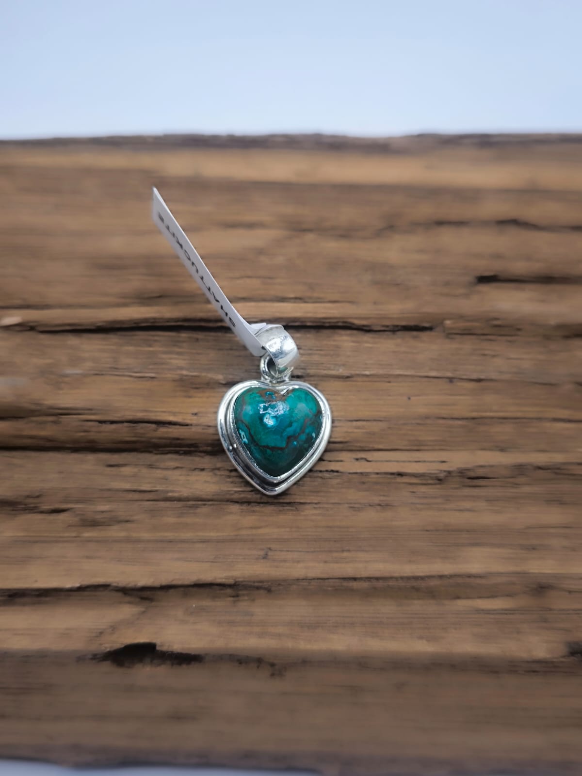 Ciondolo in Shattuckite cuore