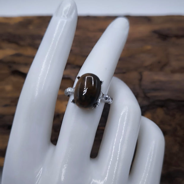 Anello con Occhio di tigre