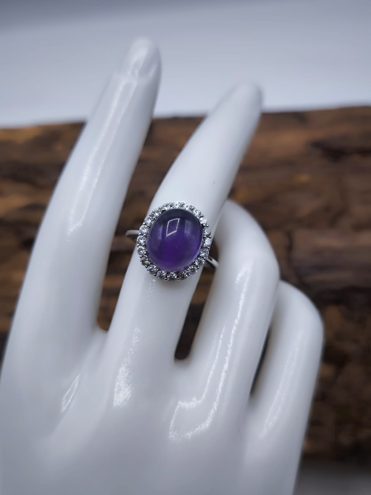 Anello con Ametista