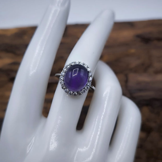 Anello con Ametista