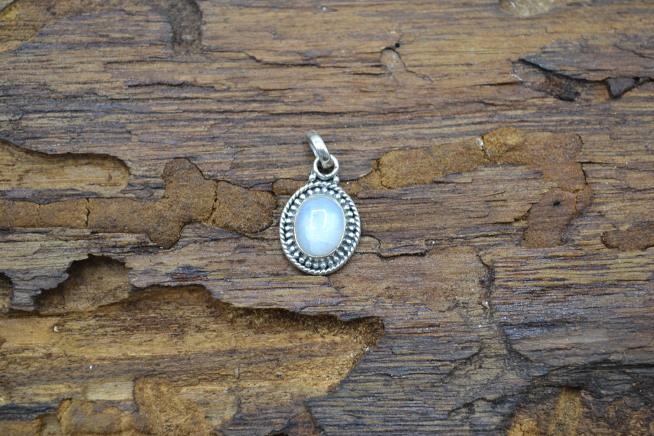 Pendente Ancient Labradorite bianca