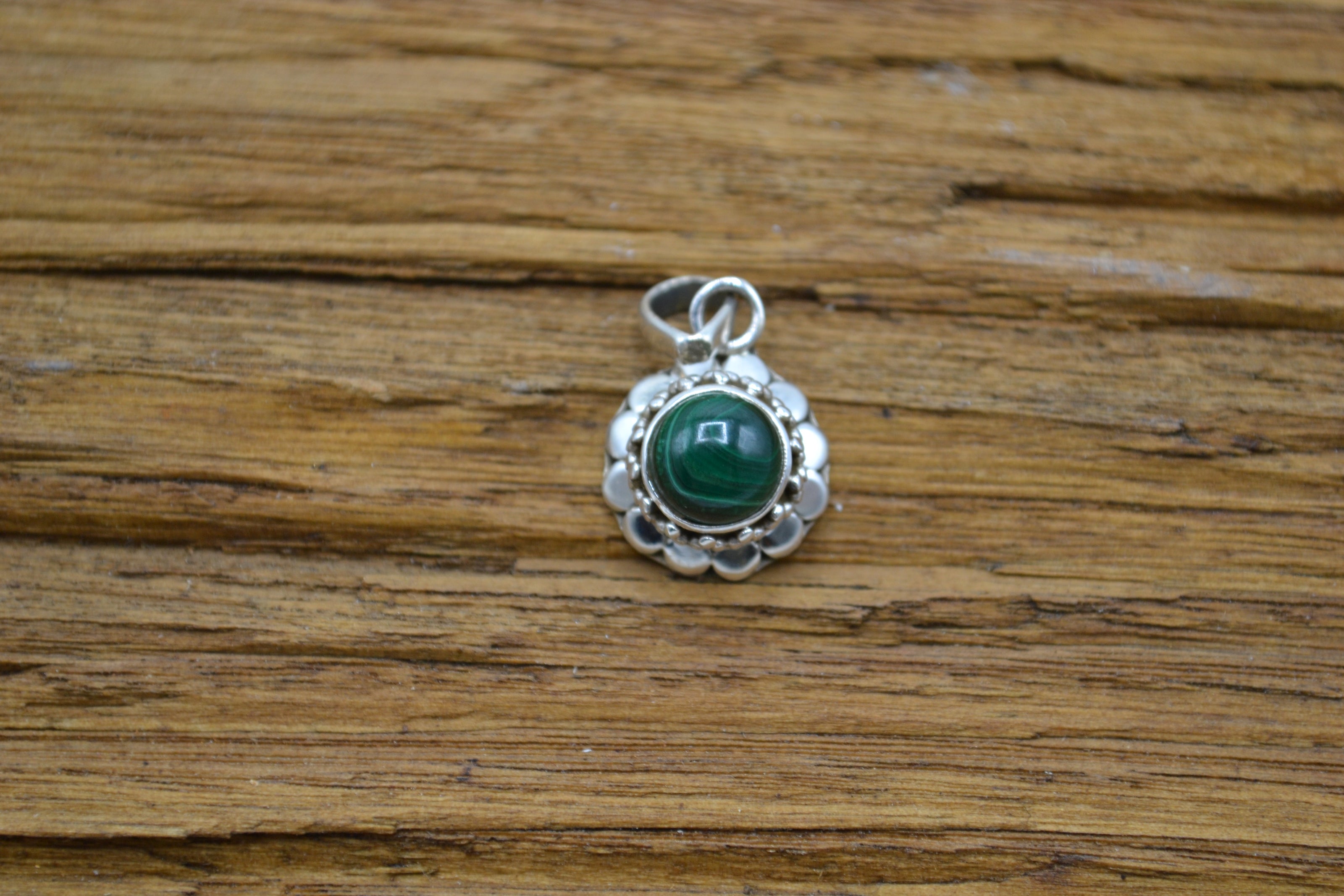 Pendente Fiore Malachite