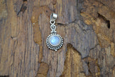 Pendente India Labradorite bianca