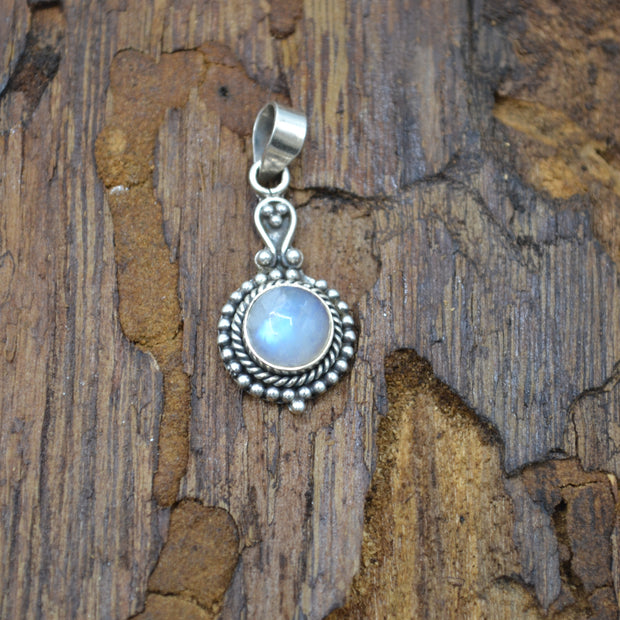 Pendente India Labradorite bianca