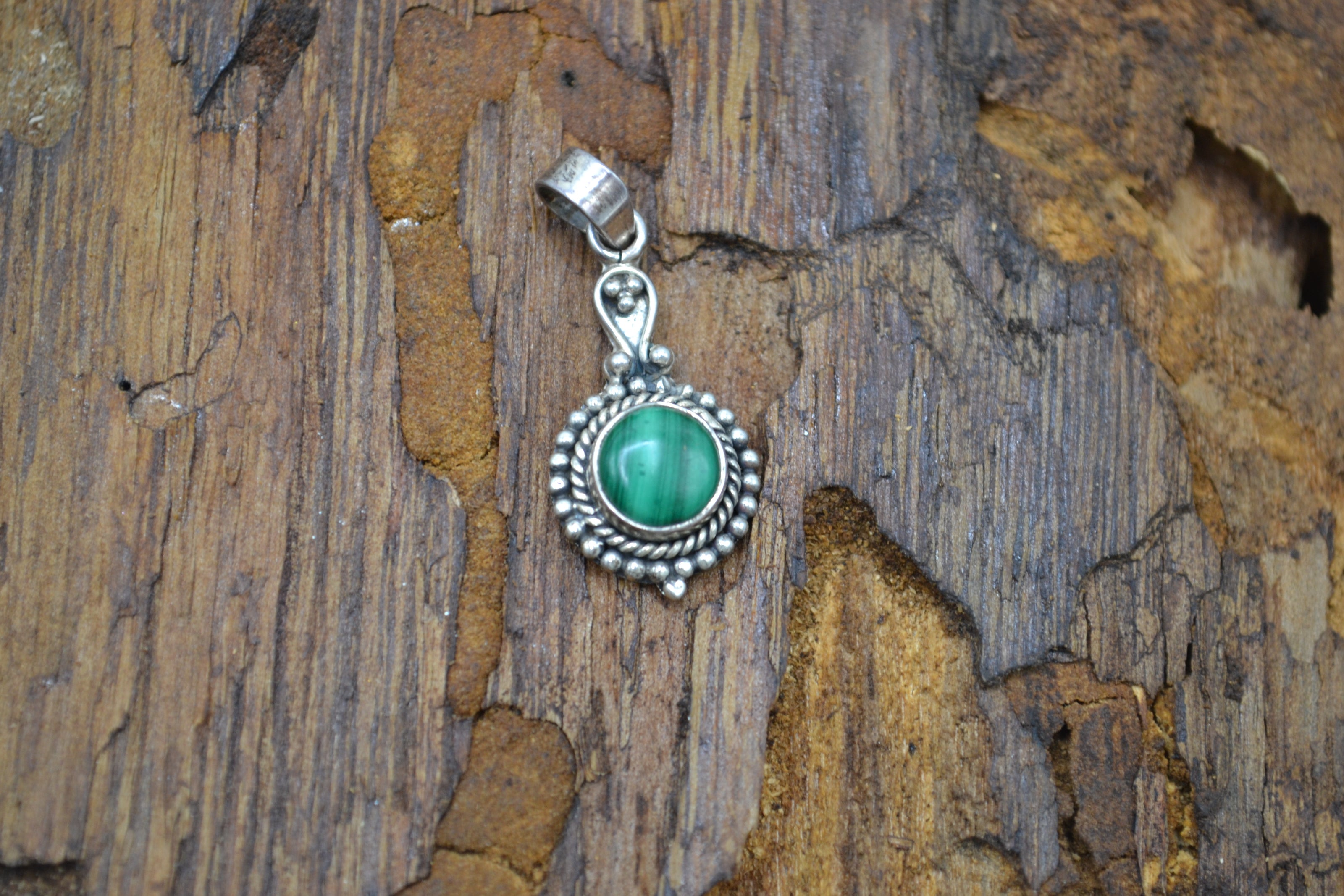 Pendente India Malachite