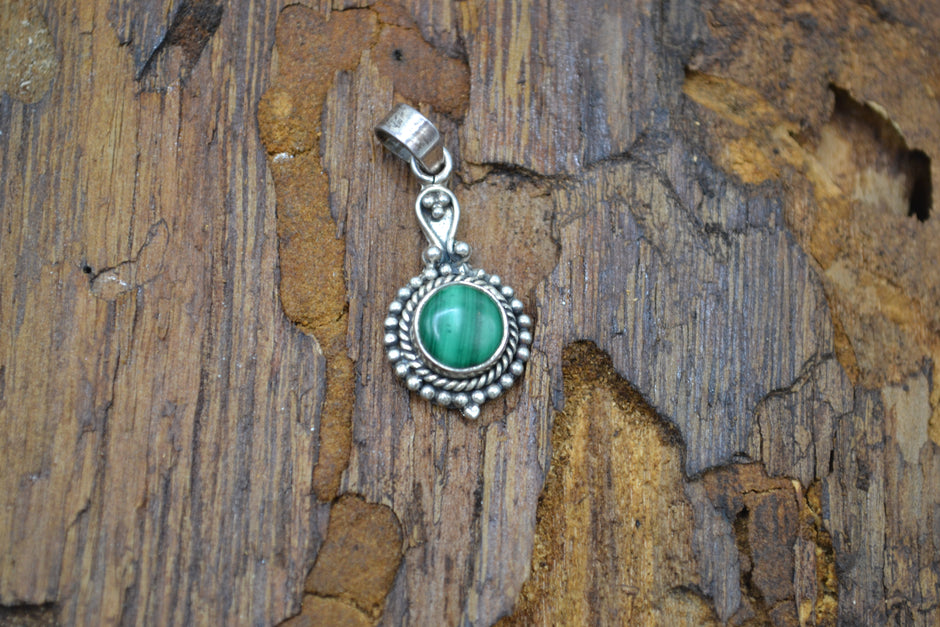 Pendente India Malachite