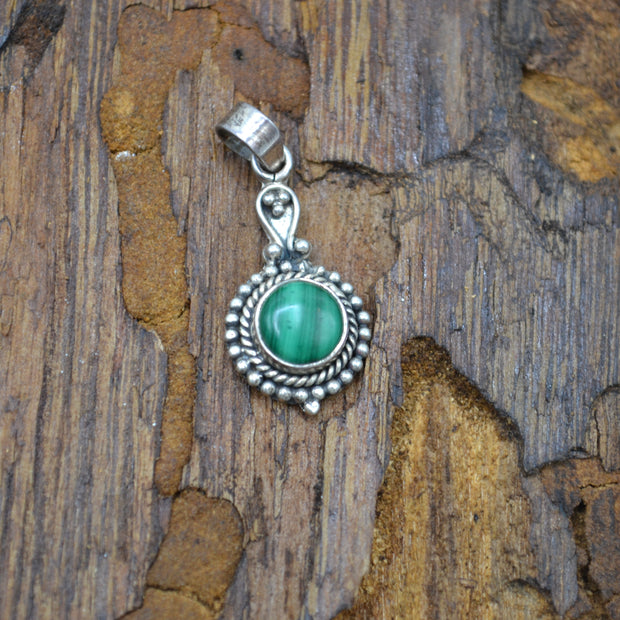 Pendente India Malachite