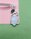 Ciondolo Combo Fluorite + Ametista + Labradorite