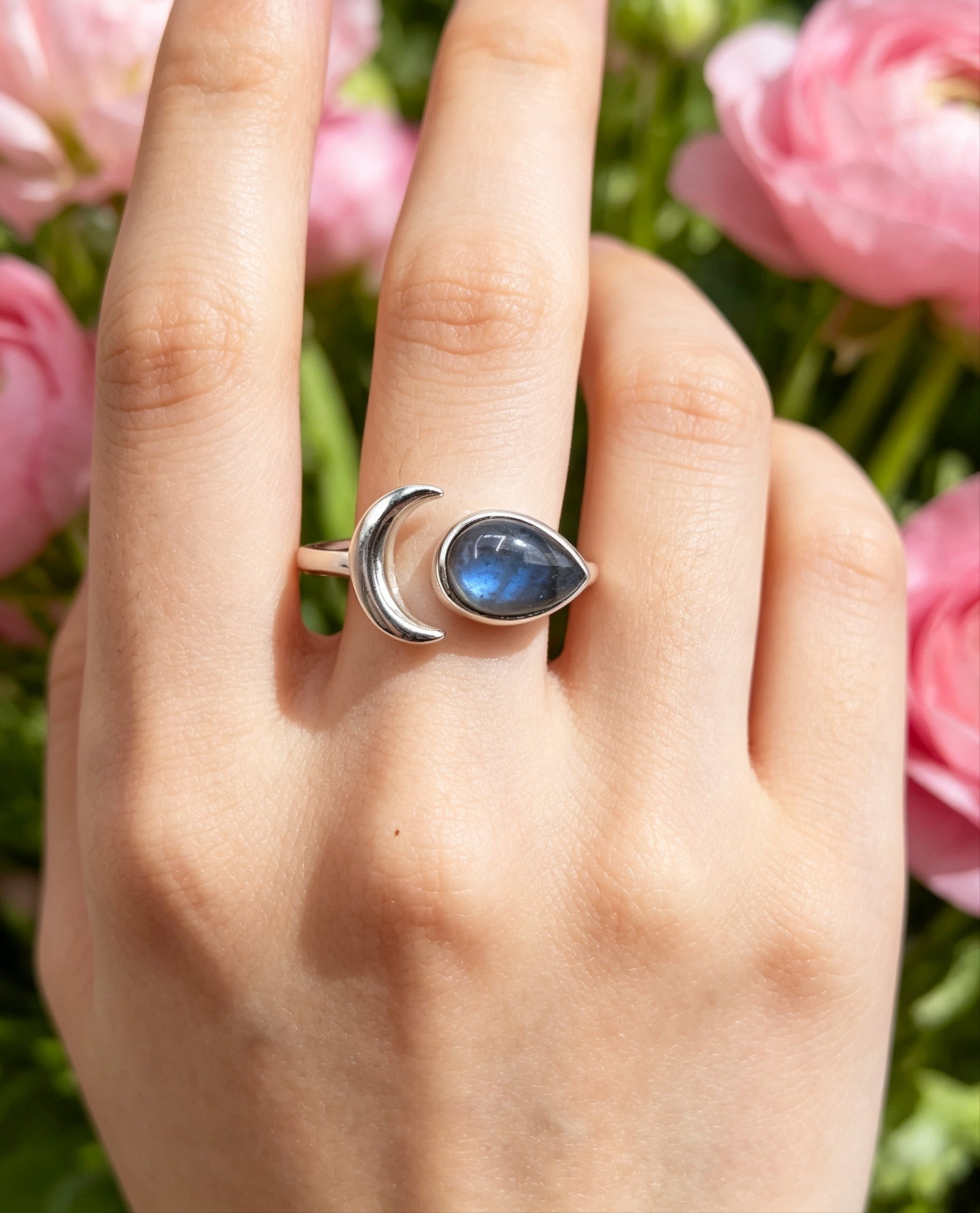 Anello Luna 🌙 Labradorite