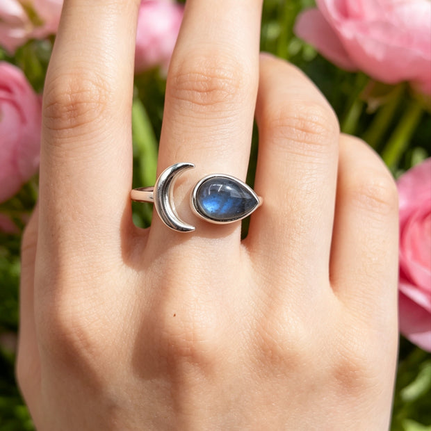 Anello Luna 🌙 Labradorite