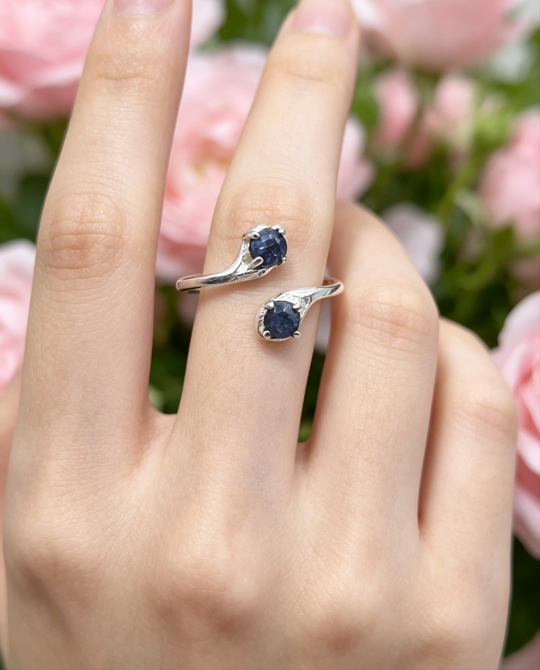 Anello Snake Radice di Zaffiro