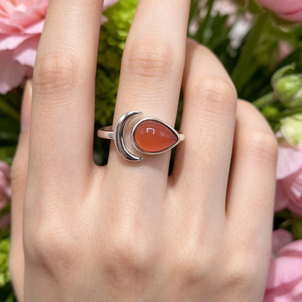 Anello Luna 🌙 Corniola