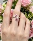 Anello Snake Radice di rubino