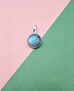 Ciondolo in Labradorite blu
