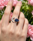 Anello Luna 🌙 Radice di Zaffiro