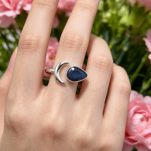 Anello Luna 🌙 Radice di Zaffiro